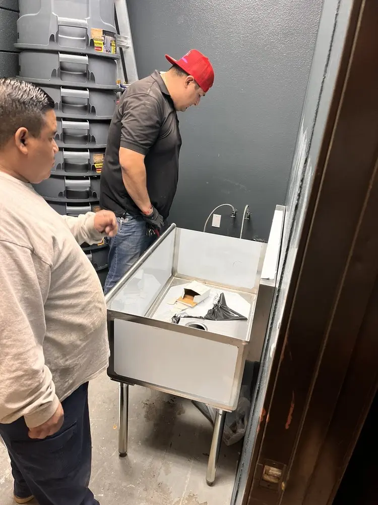 Commercial plumbing and sink installation in South Gate
